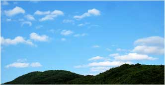夏の網掛け山